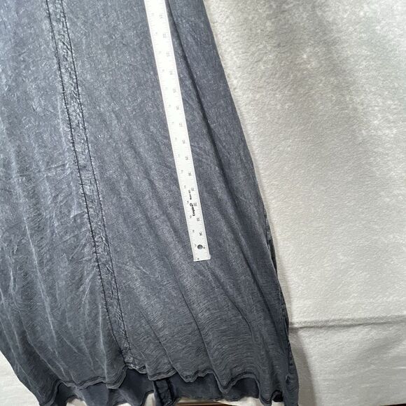 Anthropologie Daily Practice Dress Womens Medium Black Maxi Racer Back Sleeveles - Picture 7 of 12